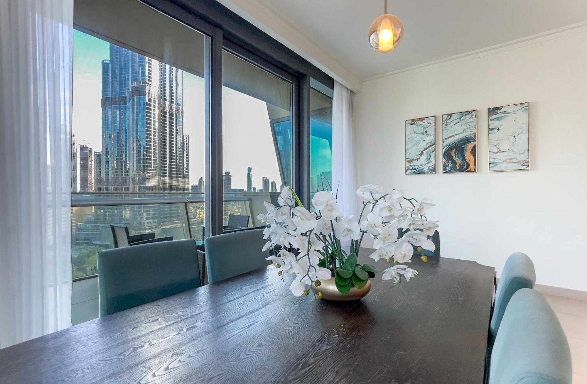 Elite Lux Homes - 3br Full Burj Khalifa Fountain Views In Downtown Dubai