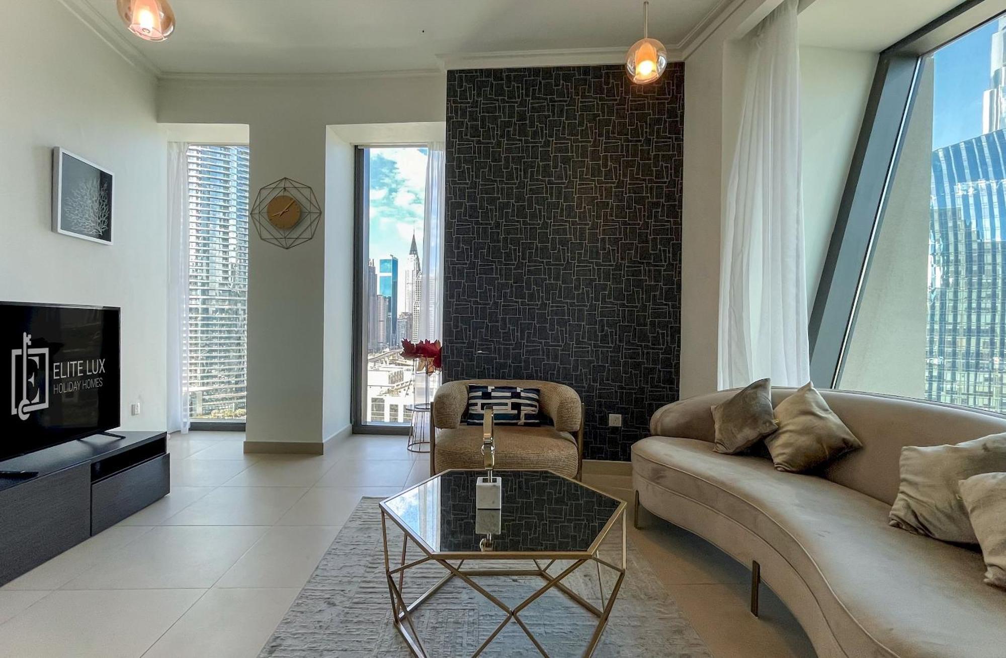 Elite Lux Homes - 3br Full Burj Khalifa Fountain Views In Downtown Dubai